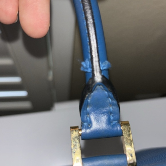 Louis Vuitton Blue Epi Pont Neuf With Chain & Lock 317 - Picture 11 of 12
